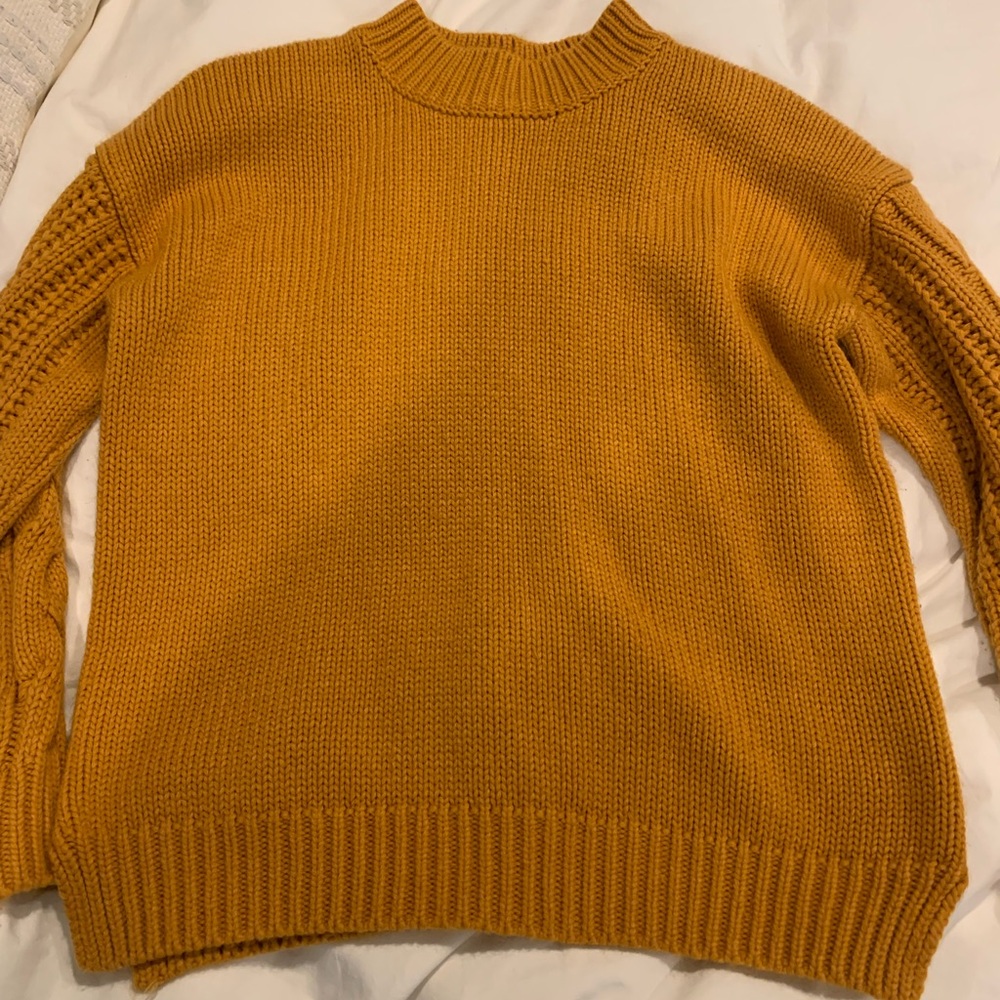 Cozy Mustard Sweater